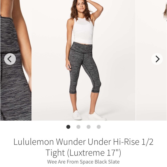 Lululemon Wunder Under Hi-Rise 1/2 Tight, Size 8 - Picture 11 of 11